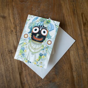 Jagannath greeting cards | Blank inside | Bhakti Art | A6 | Free Shipping
