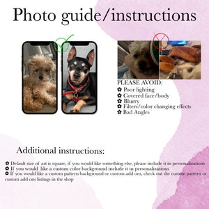 Realistic Digital Pet Portraits (Headshot)- Custom Pet Illustration, Digital Download, Pet Memorial Gift, Dog & Cat Lover Art, From Photo image 2