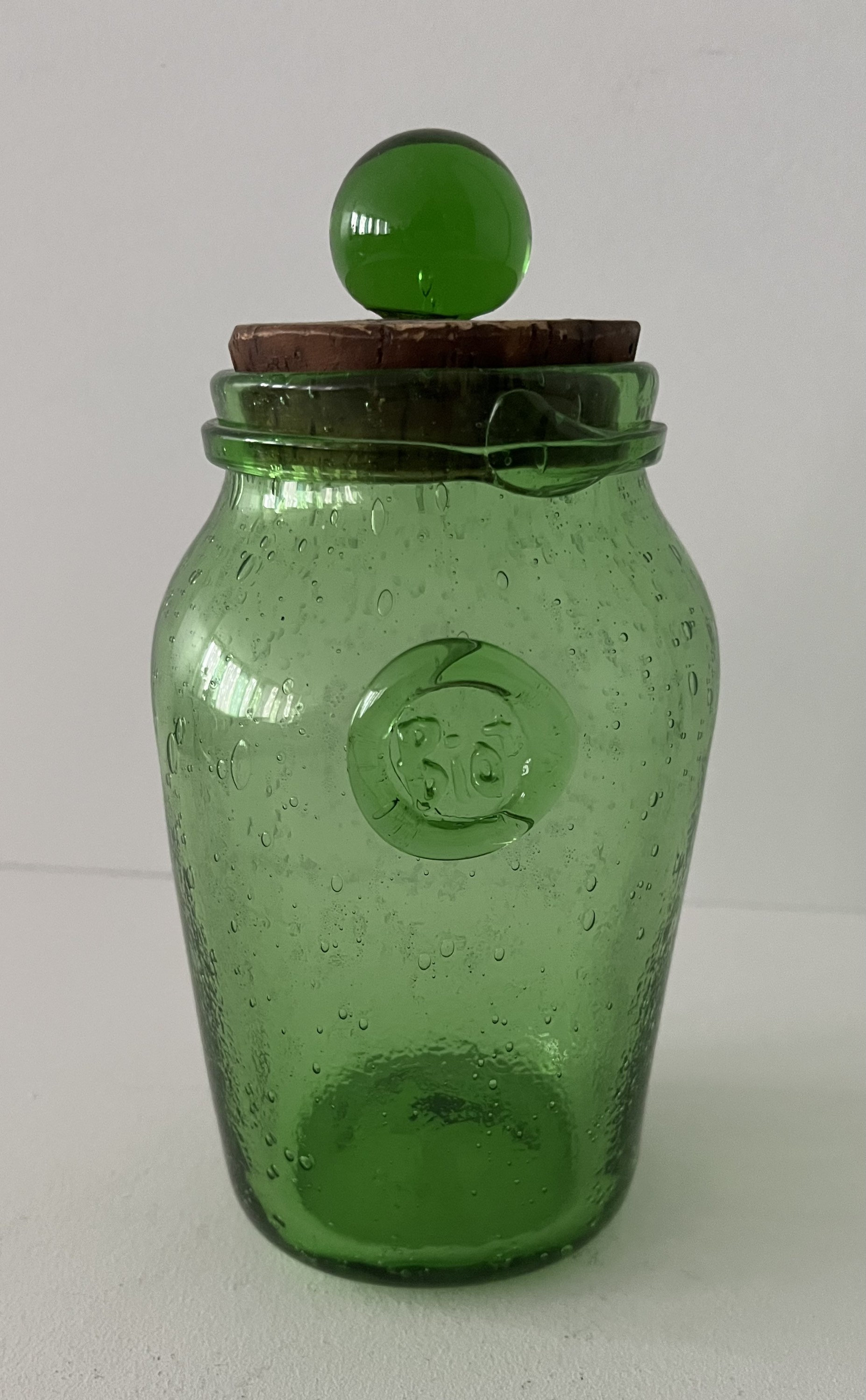Joli Bocal En Verre Bullé Vintage 2 Litres – Déco Maison