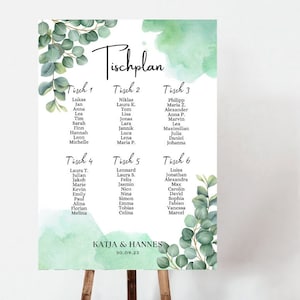 Tischplan , Personalisierter Hochzeitstisch Sitzplan Leinwand, Hochzeitssitzplan, Hochzeitstisch, Hochzeitstischsitzplan, Sitzplan