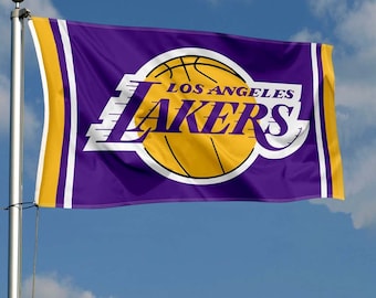 Drapeau de l'équipe de basket-ball des Los Angeles Lakers