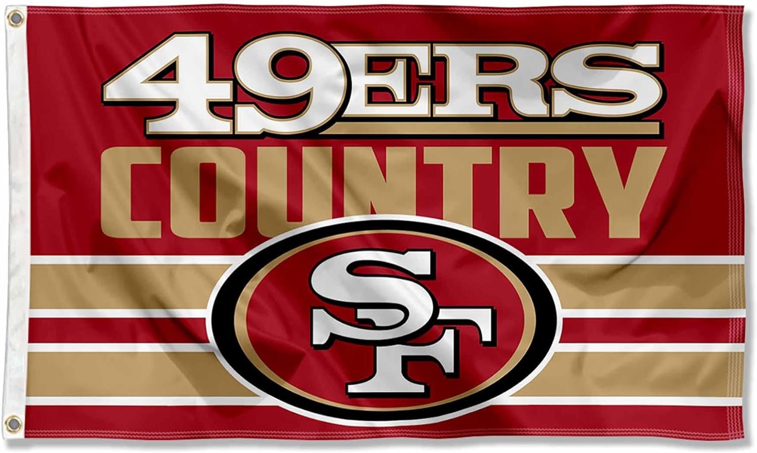 San Francisco 49ers Country 3x5 Flag SF