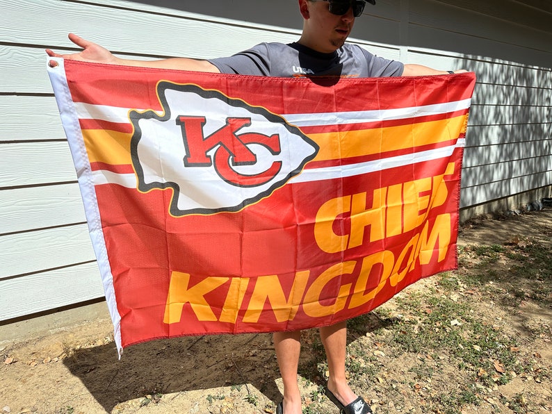 Kansas City Chiefs chiefs Kingdom Flag Etsy