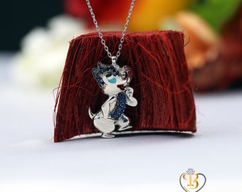 Squirrel Necklace, Squirrel Jewelrys, Cute Squirrel Necklace, Alvin Squirrel Necklace