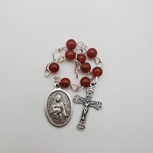St. Agnes chaplet, Catholic chaplet, rosary beads, Catholic gift