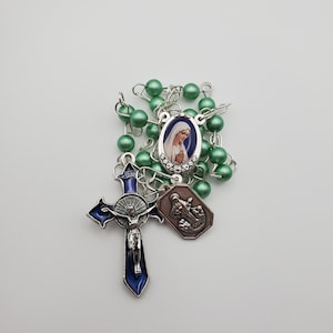 Our Lady of Medjugorje chaplet, Medjugorie Peace Chaplet, Catholic chaplet, rosary beads, Marian devotion, Catholic gift