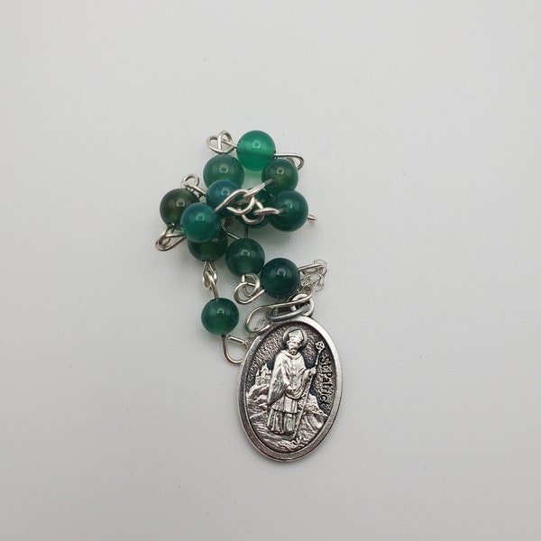 St. Patrick chaplet, Catholic chaplet, rosary beads, Catholic gift