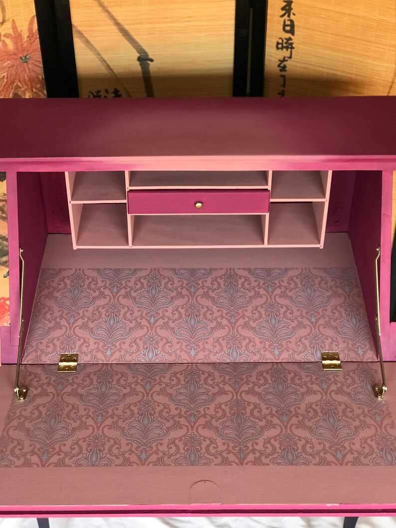 Antique Larkin Secretary Desk Etsy