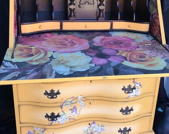 SOLD OUT* Hand Painted Secretary Desk