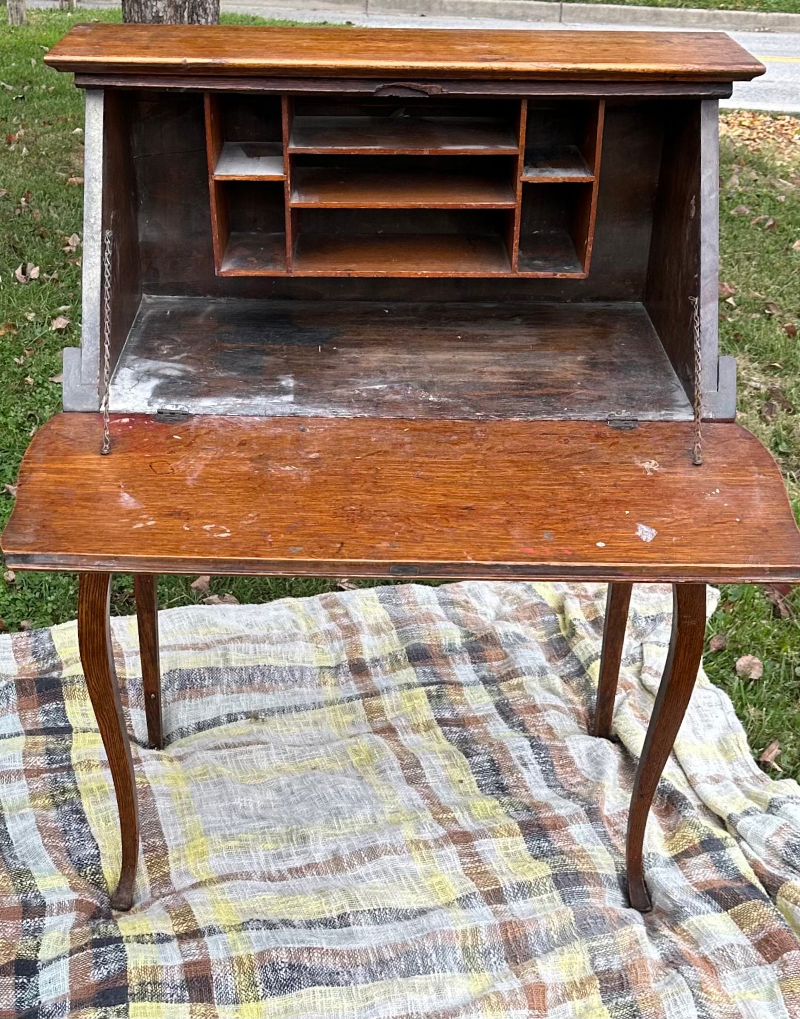 Antique Larkin Desk Available for Custimization Etsy