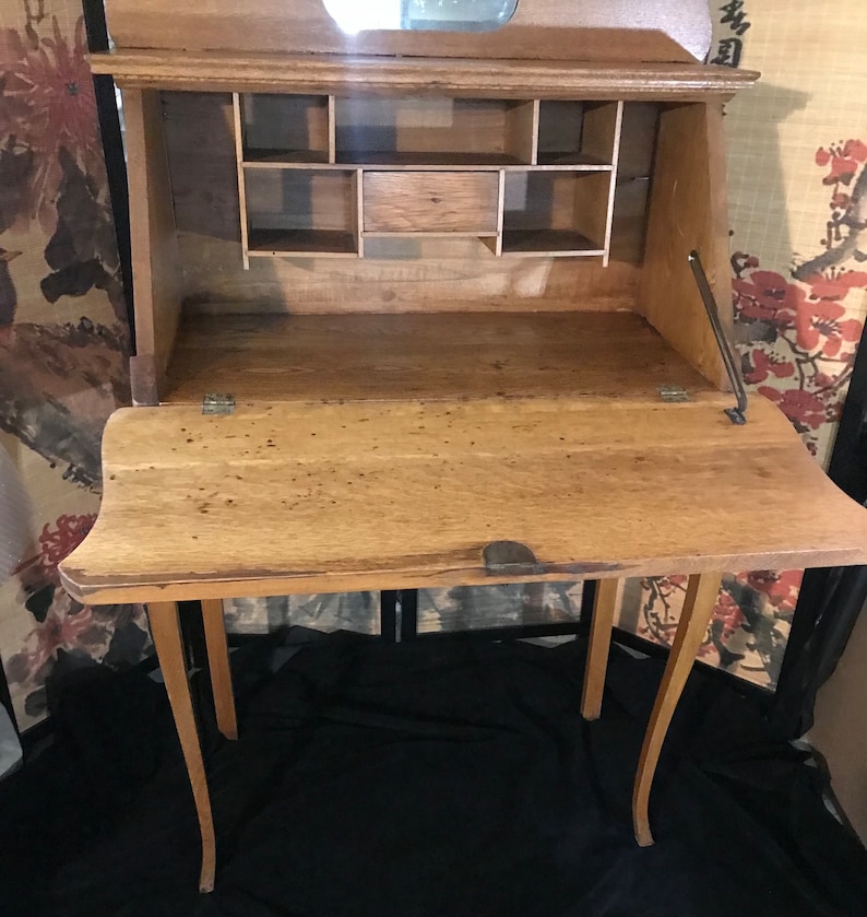 Antique Larkin Secretary Desk Etsy