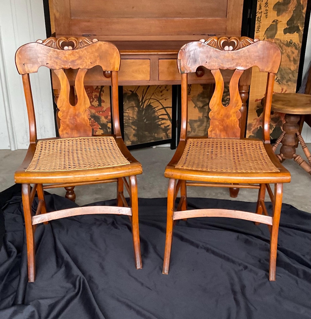 ダイニングチェア Vintage Fabric Wooden Chair il_1080xN.6473567337_tpos.jpg