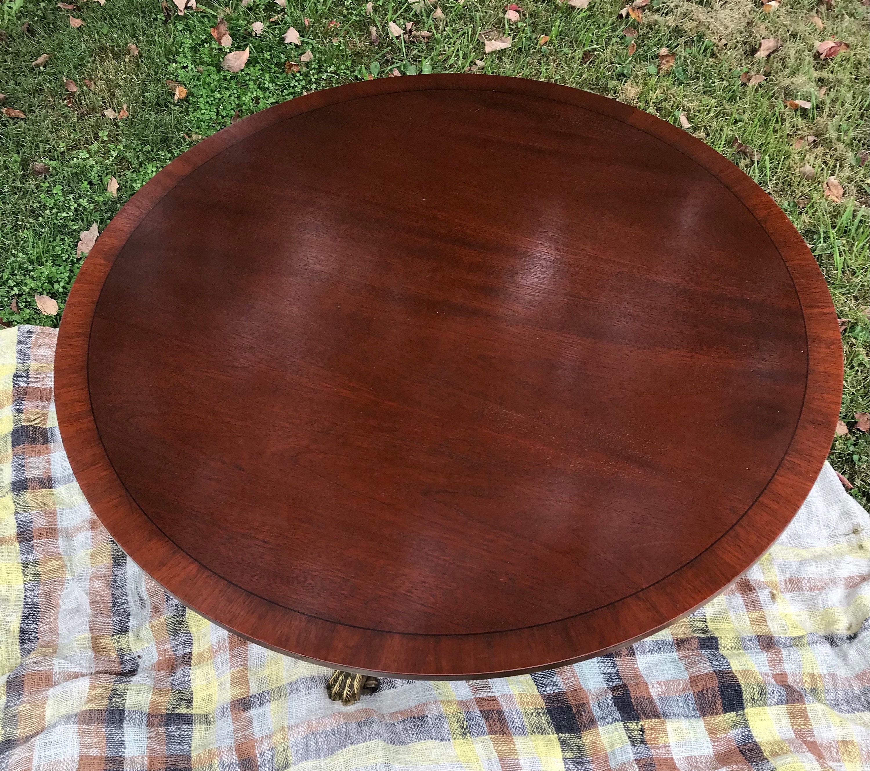 Duncan Phyfe Style Coffee Table Etsy