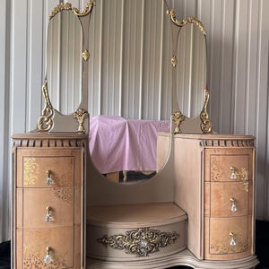 SOLD - Example Of Antique Vanity Refinished
