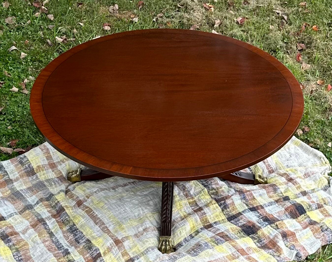 Duncan Phyfe Style Coffee Table Etsy