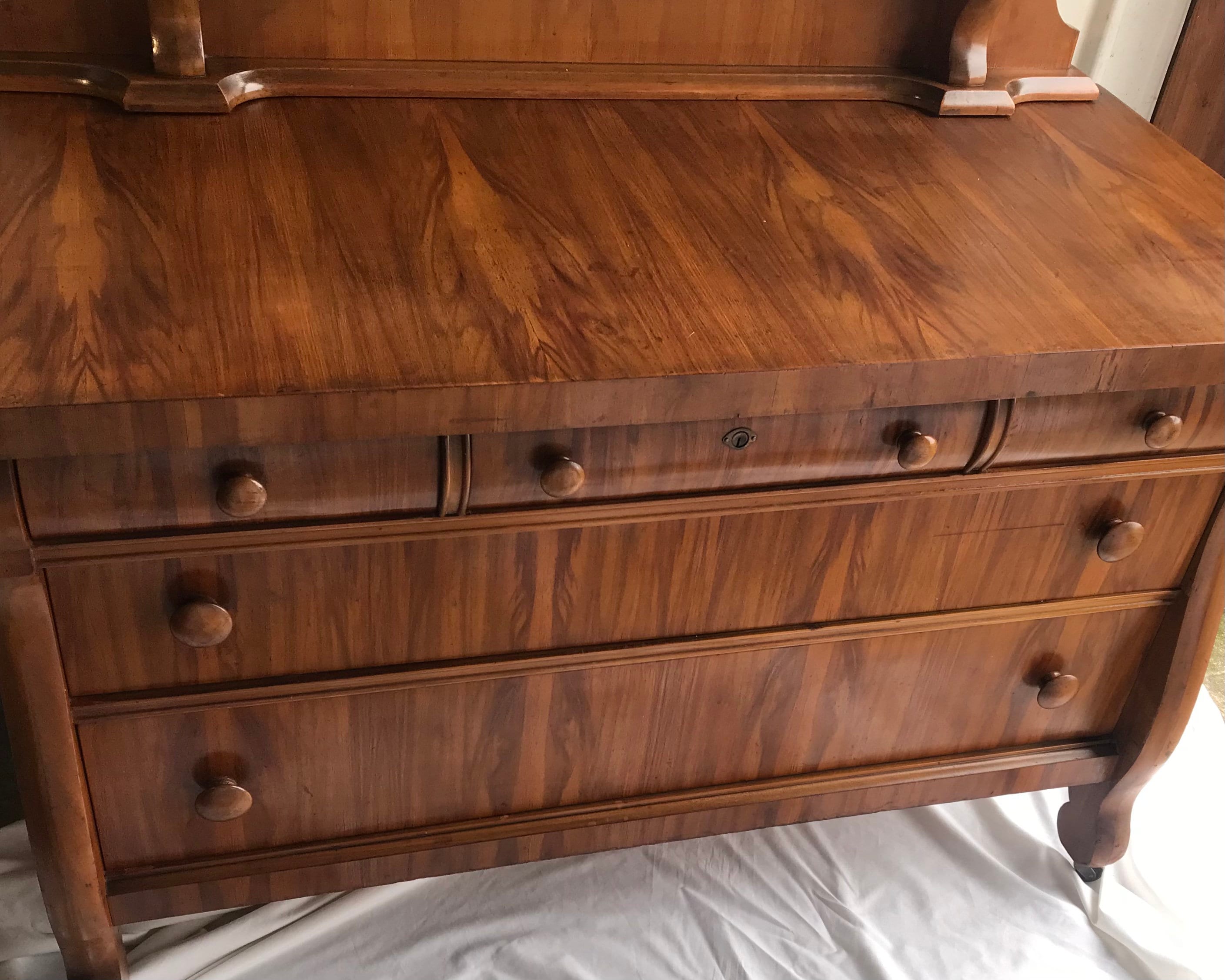 Antique Tiger Oak Lowboy Dresser Etsy
