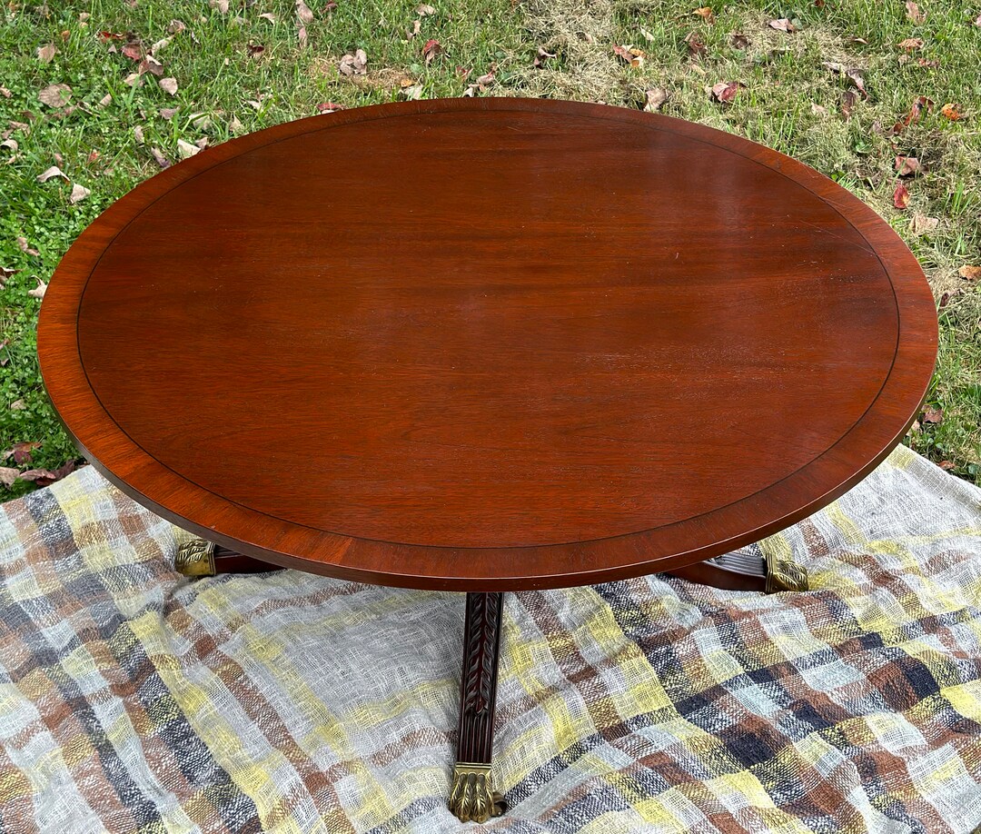 Duncan Phyfe Style Coffee Table Etsy