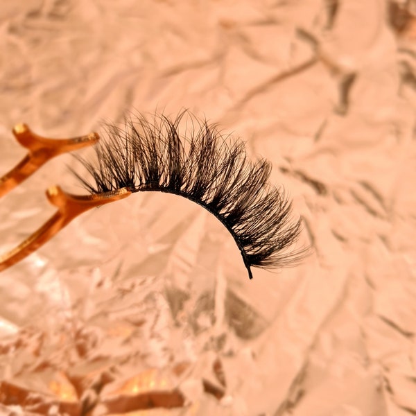 3D Faux Mink Eyelashes, Natural Handmade lash Extensions, Vegan & Cruelty Free Fake Lashes, Style A1