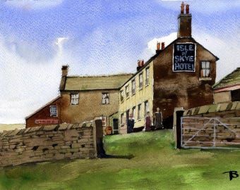 Isle of Skye Hotel. Item 143. An original watercolour