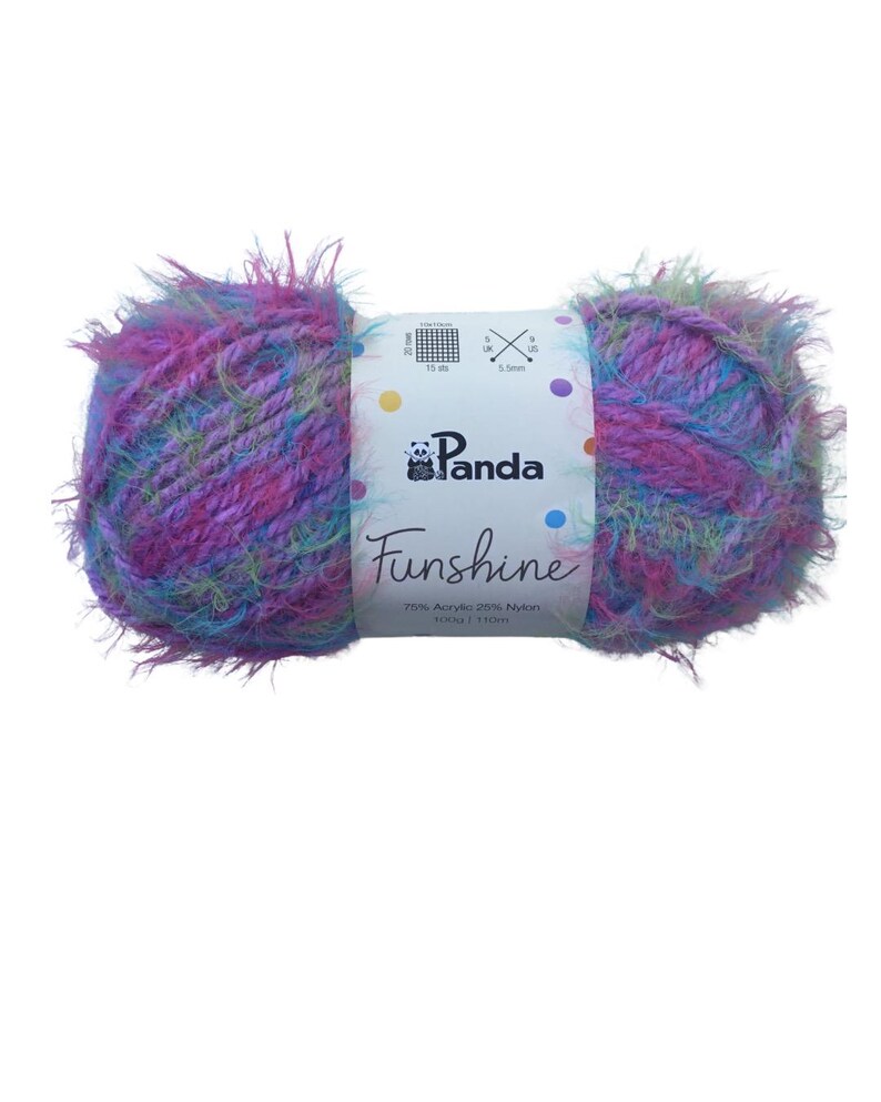 Panda Funshine Yarn: Colorful Acrylic Nylon Blend - Etsy Australia