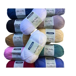 Rowan Big Wool, Pure Merino Wool Yarn, Bulky Weight Yarn for Knitting, Beginner  Yarn, Yarn for Winter, Yarn for Hatm Yarn for Scarf 