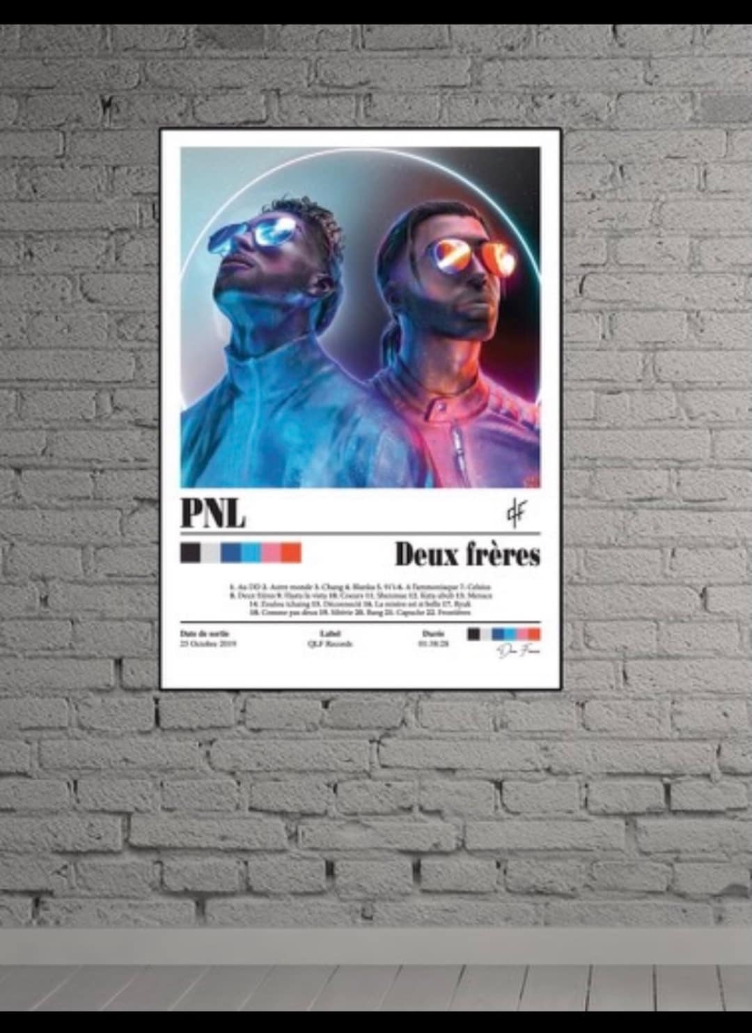 Album Poster Le Monde Est Chico by PNL, Rap Posters, Album Cover