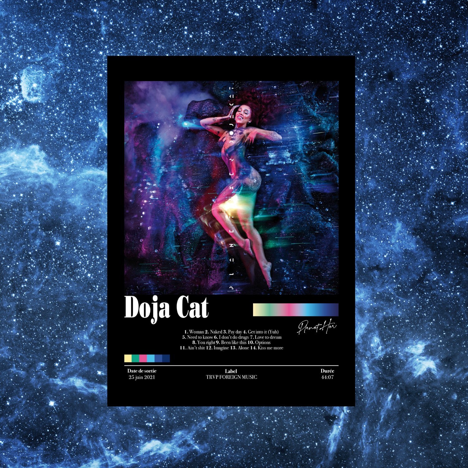 Affiche Album Doja Cat - Planet Her