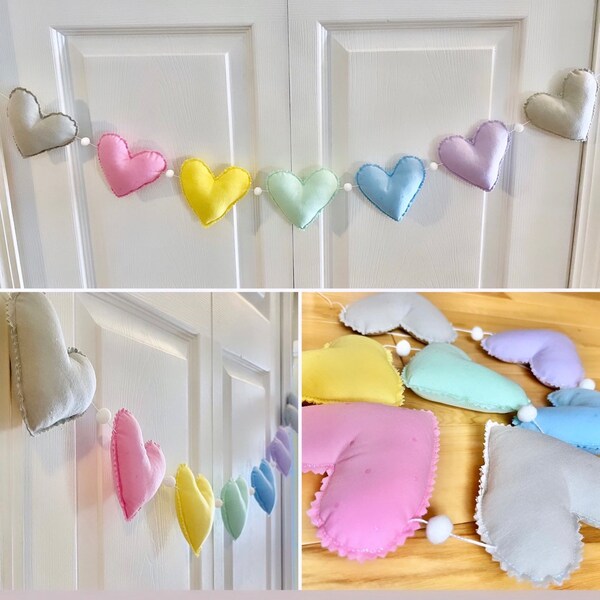 Pastel Hearts Etsy