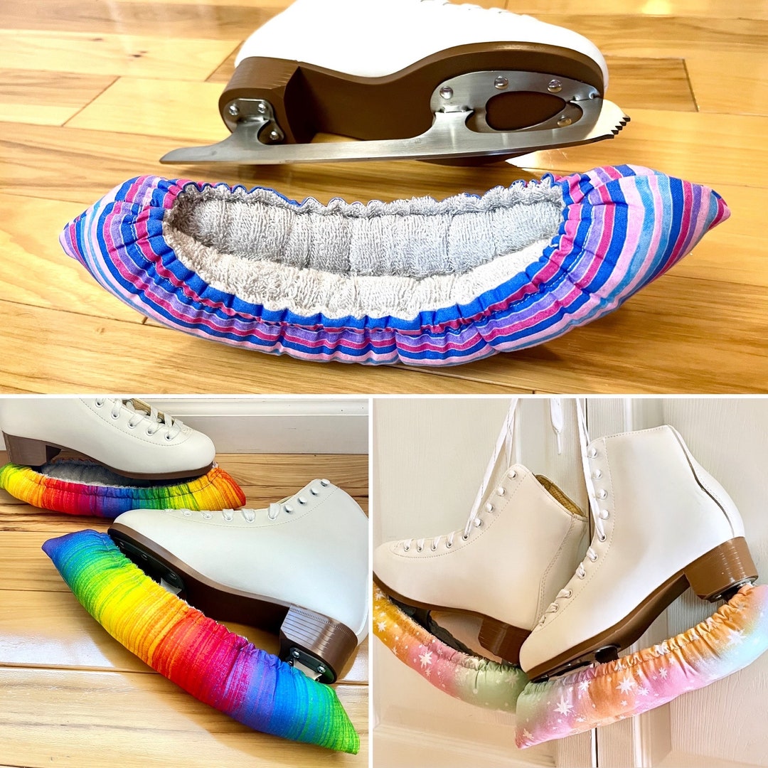 Ice Skate Soakers, Puffy Blade Protectors, Ice Skating Accessories, Ice Skate Blade Covers