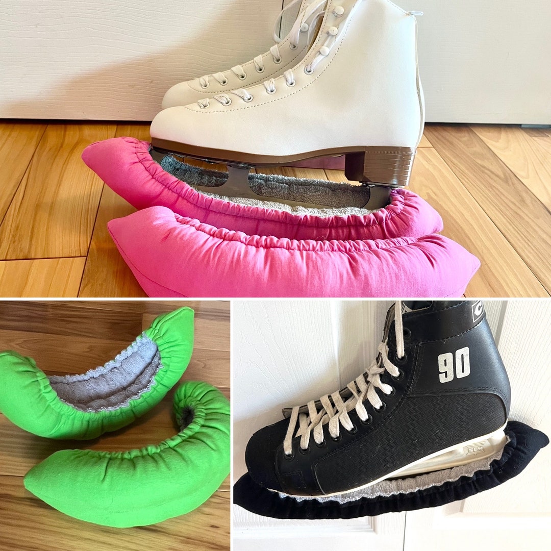 Ice Skate Soakers, Figure & Hockey Blade Guards, Prevents Rust, Ice Skate Blade Covers, Ice