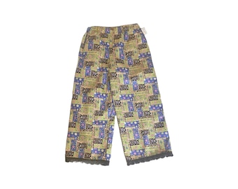 Pantalones de cortina vintage