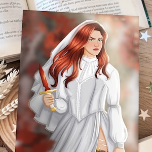 Poppy Balfour From Blood and Ash Print and Bookmark image 1