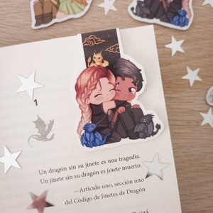 Fourth Wing (Violet & Xaden) - Magnetic Bookmarks