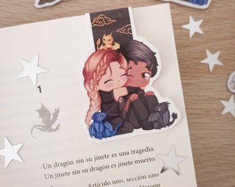 Fourth Wing (Violet & Xaden) - Magnetic Bookmarks