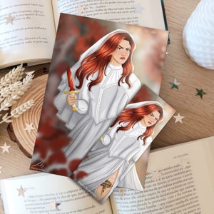 Poppy Balfour From Blood and Ash Print and Bookmark imagen 2