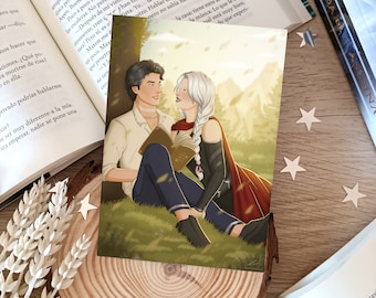 Manon & Dorian (Throne of Glass) - Print and Bookmark