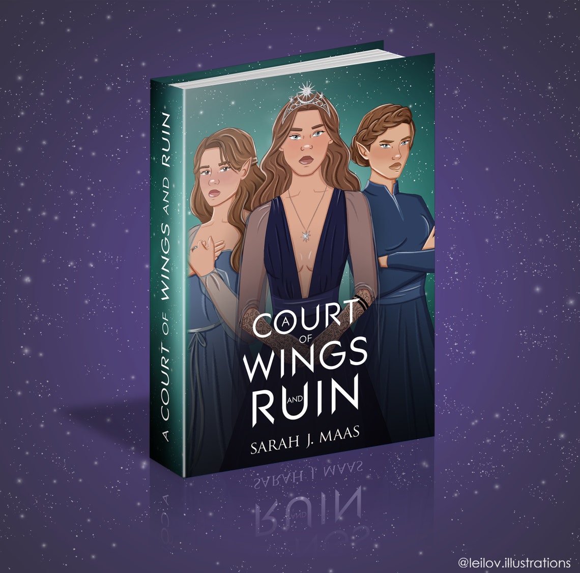 Set Dust Jackets ACOTAR english Version Etsy