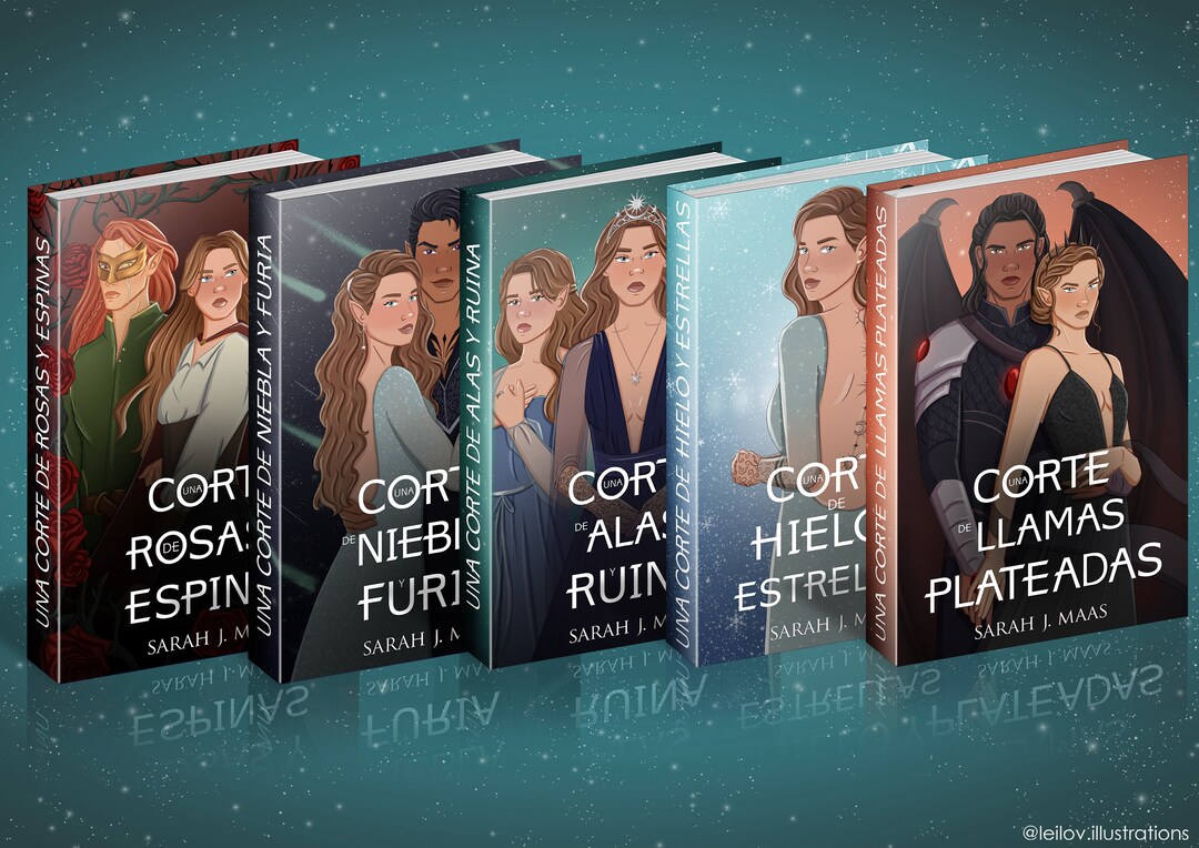 Set Dust Jackets ACOTAR Etsy UK