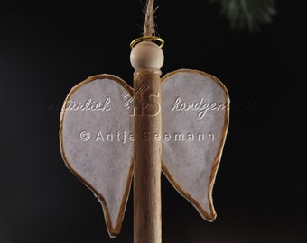 Baumschmuck Anhänger Holzengel Schutzengel Weihnachtsengel