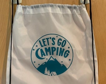 Drawstring Bag | Drawstring Backpack | Cinch Sack | Camping Bag | Overnight Bag