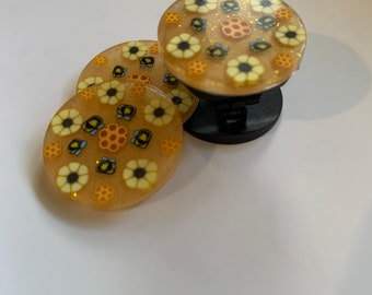 Bees Phone Accessory| Phone Grippy | Gold |Bees