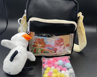 Mini Clear Window Ita Bag Choose Color