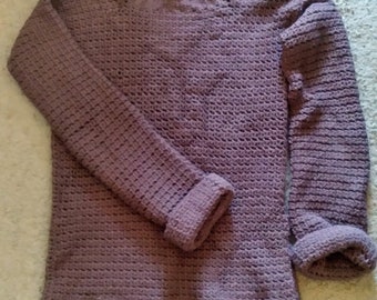 Small Brown Crochet Sweater