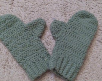 Crochet Mittens (Various Colors)