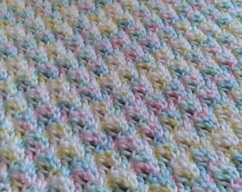 Bubble Stitch Baby Blanket