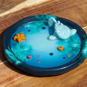Walhai Trinket Dish - Süßes handgemachtes Ocean Knick Knack Tablett