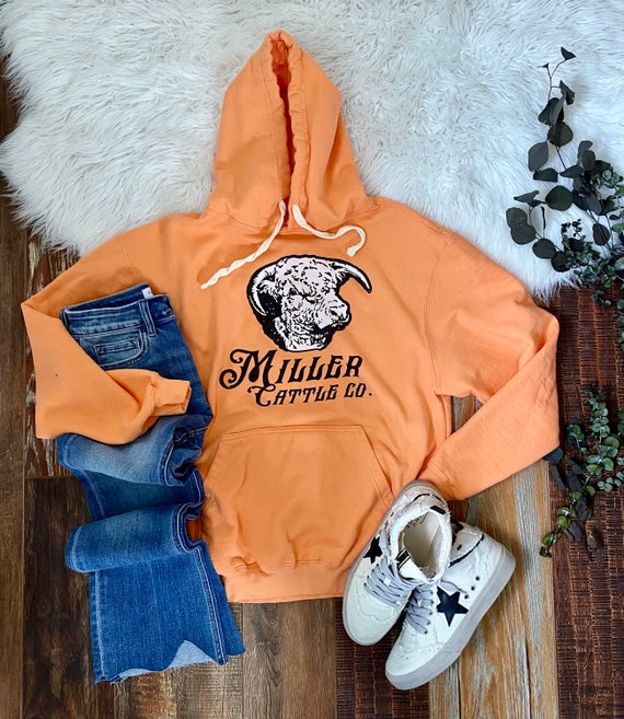 Neon peach hoodie hotsell