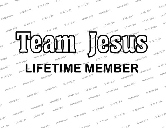 Digital Svg/png-team Jesus christian - Etsy