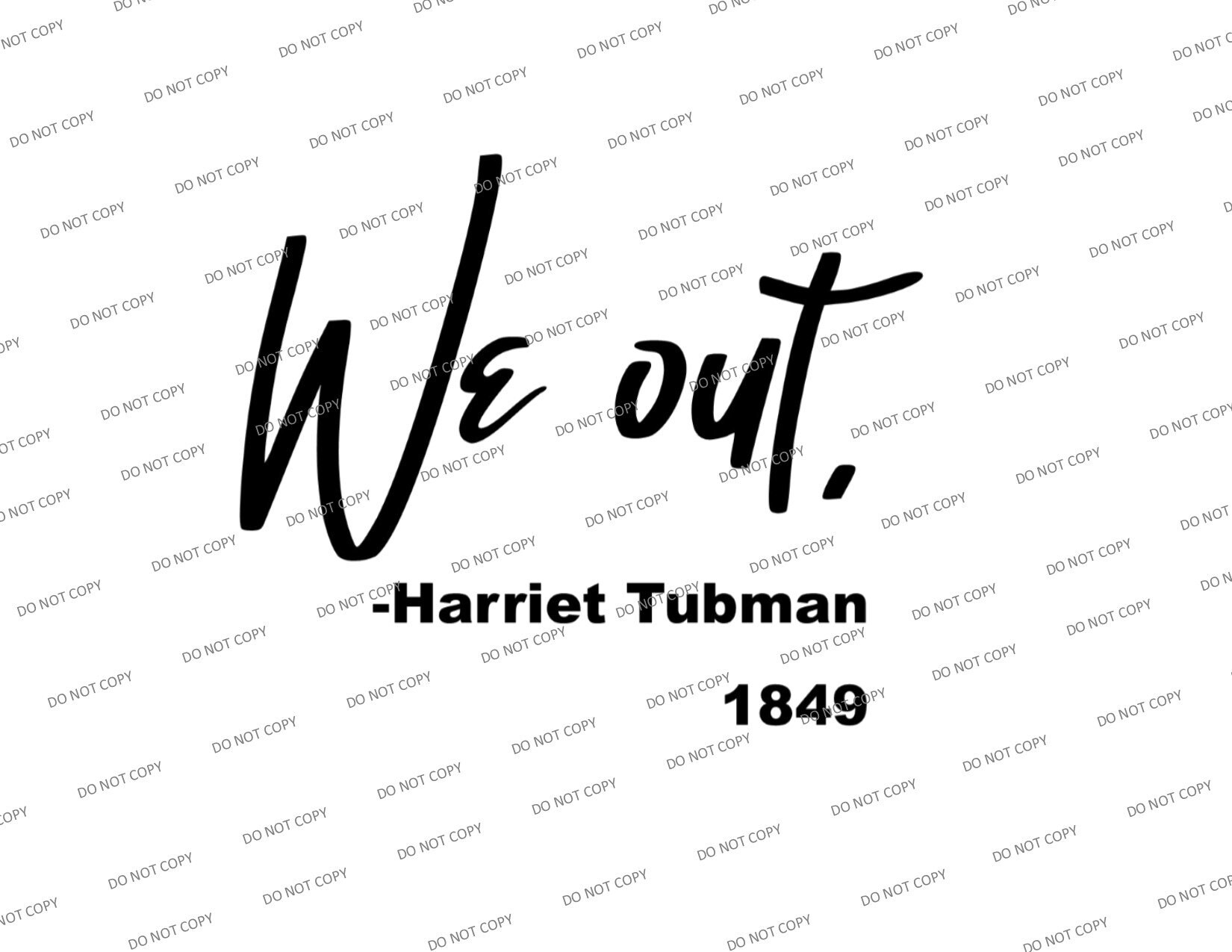 Digital Svg/pngwe Out. Harriet Tubman 1849 Etsy