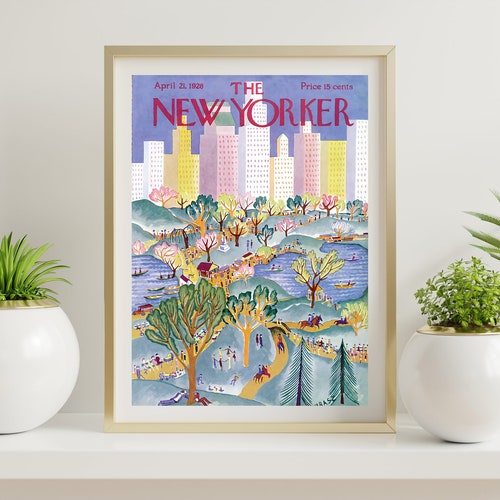 The New Yorker Magazine Cover Print the New Yorker Poster - Etsy